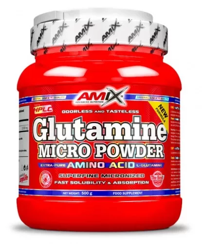 AMIX Glutamine Micro Powder-L- Glutamin por 500 g