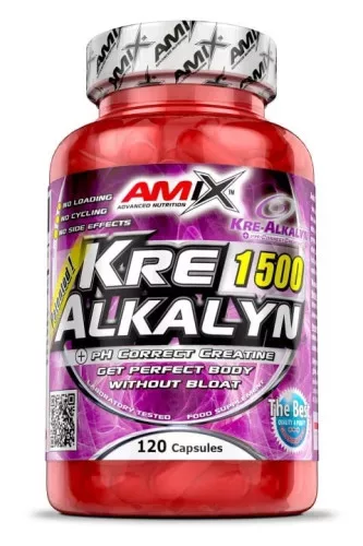Amix Kre-Alkalyn kreatin 1500 mg - 120 vegán kapszula