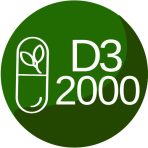 D3-vitamin 2000-3000 NE