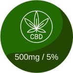 CBD 500mg vagy 5%