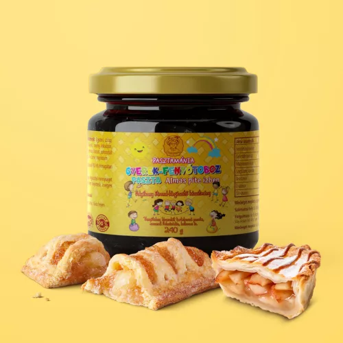 Pasztamánia Gyerek Fenyőtoboz Paszta Almás Pite Ízben 240 ml